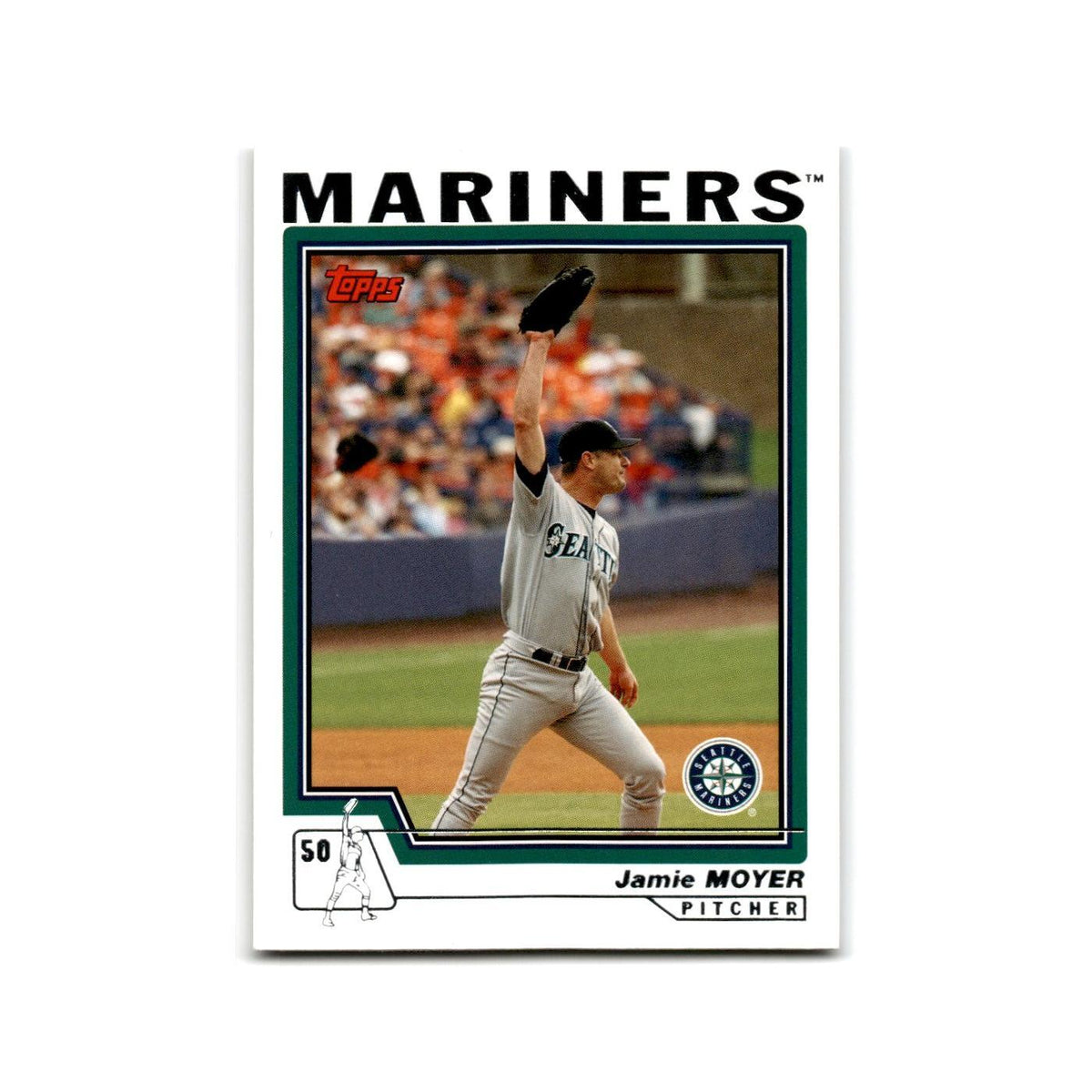 Jamie Moyer 2004 Topps #524 Seattle Mariners Baseball Card NM