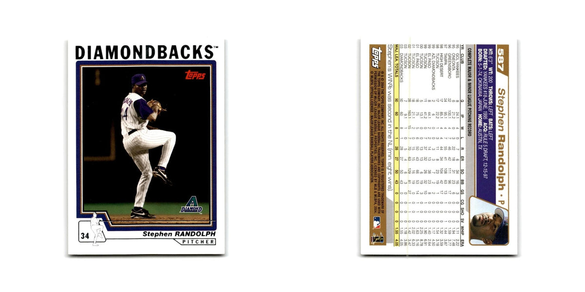 Stephen Randolph 2004 Topps #587 Arizona Diamondbacks Baseball Card NM