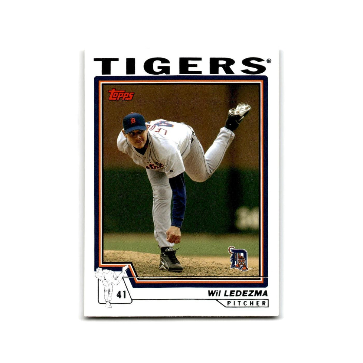 Wilfredo Ledezma 2004 Topps #612 Detroit Tigers Baseball Card NM