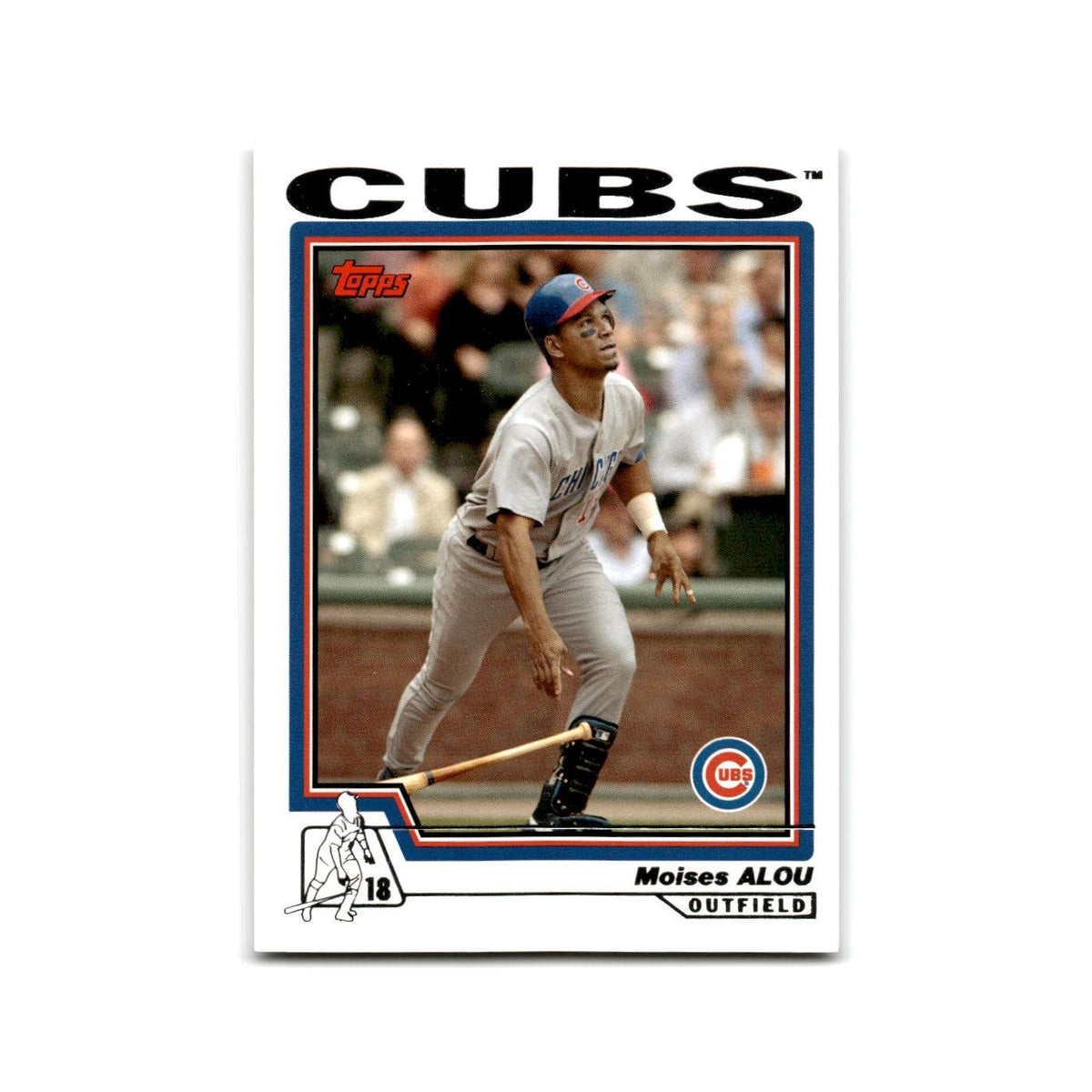 Moises Alou 2004 Topps #214 Chicago Cubs Baseball Card NM