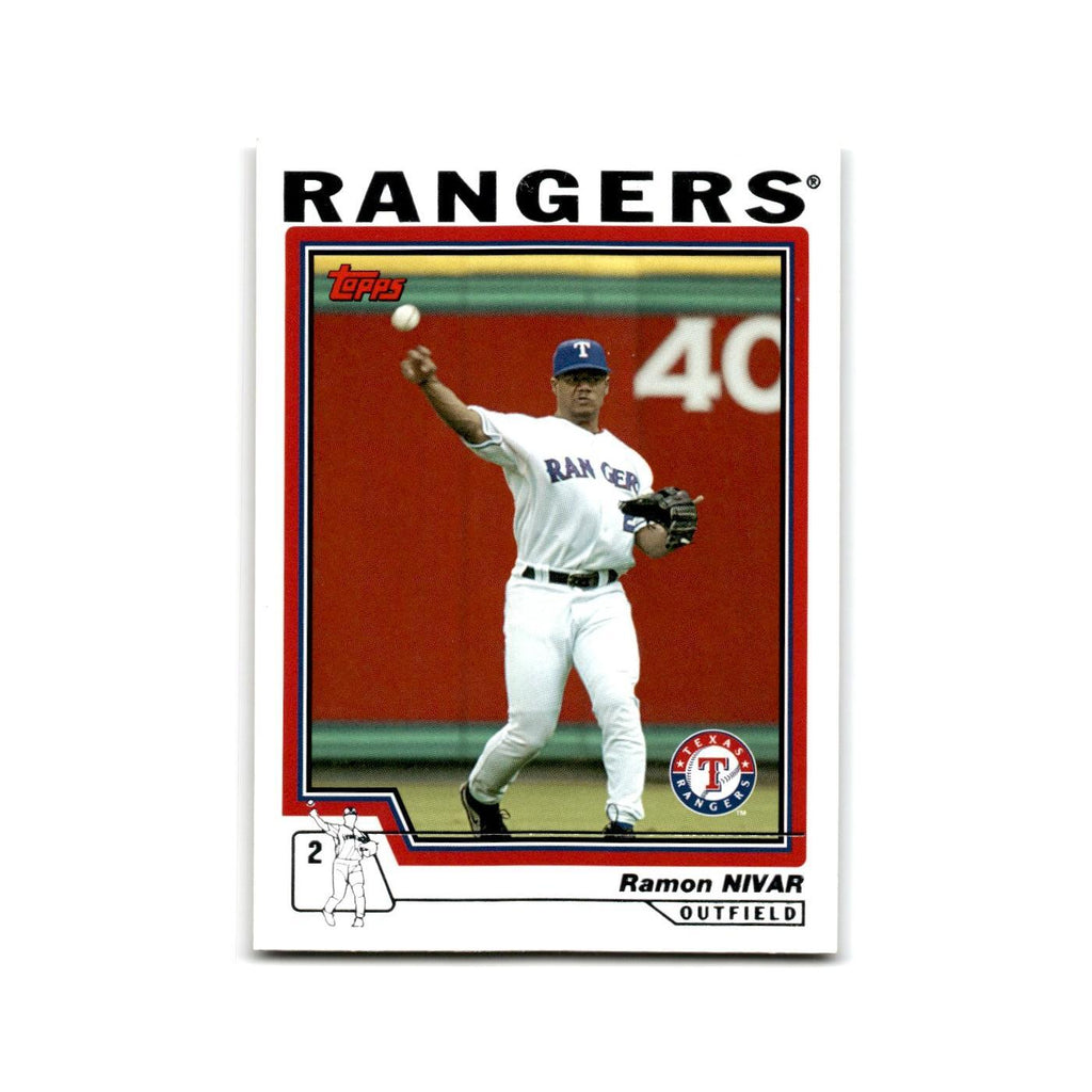 Ramon Nivar 2004 Topps #576 Texas Rangers Baseball Card NM