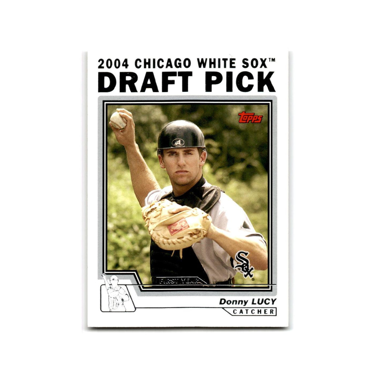 Donny Lucy 2004 Topps #2 Chicago White Sox Baseball Card NM