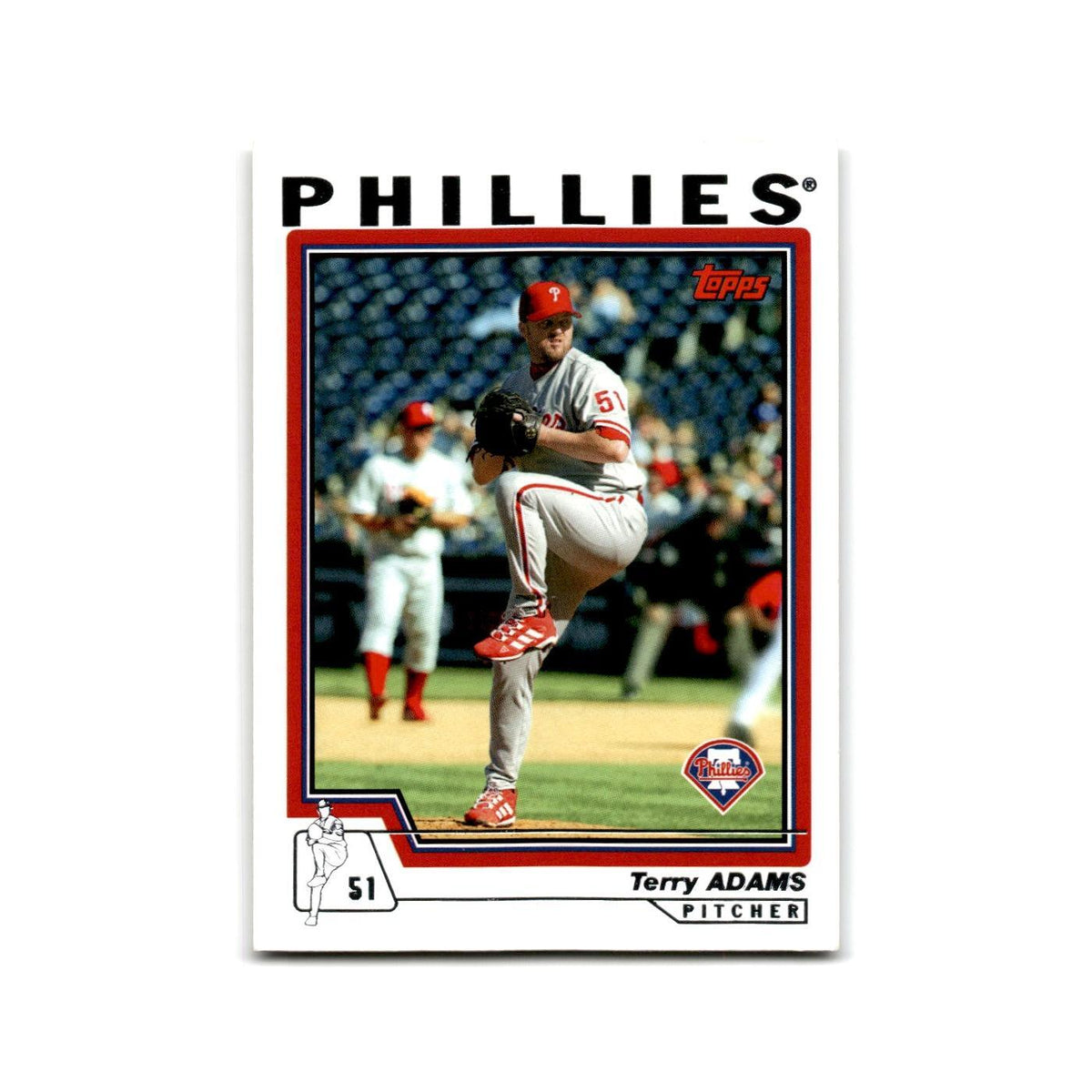 Terry Adams 2004 Topps #182 Philadelphia Phillies Baseball Card NM