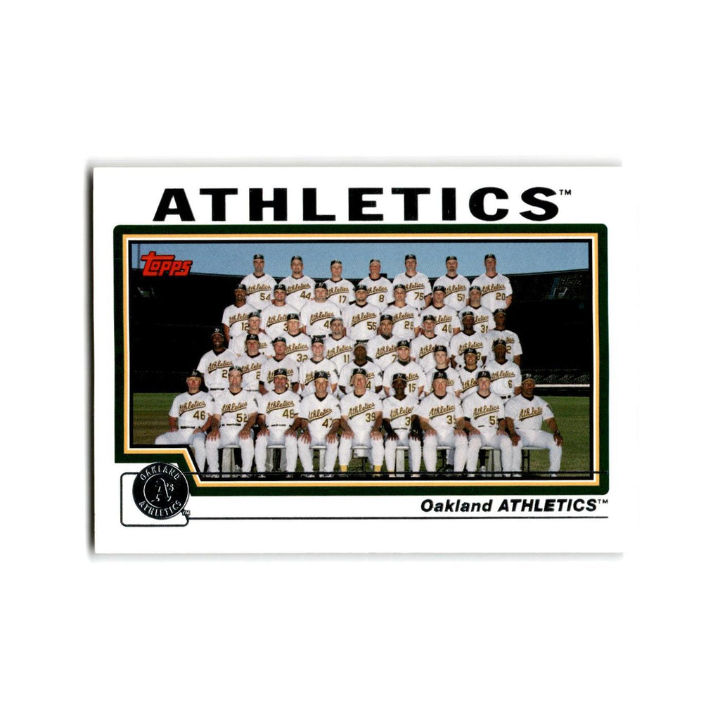 Oakland Athletics 2004 Topps #658 Oakland Athletics Baseball Card NM