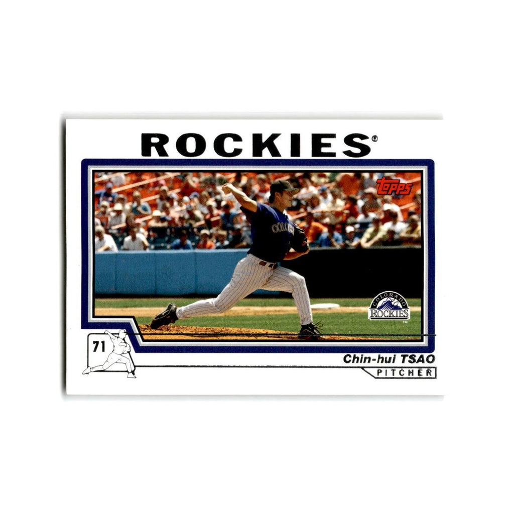 Chin-Hui Tsao 2004 Topps #611 Colorado Rockies Baseball Card NM