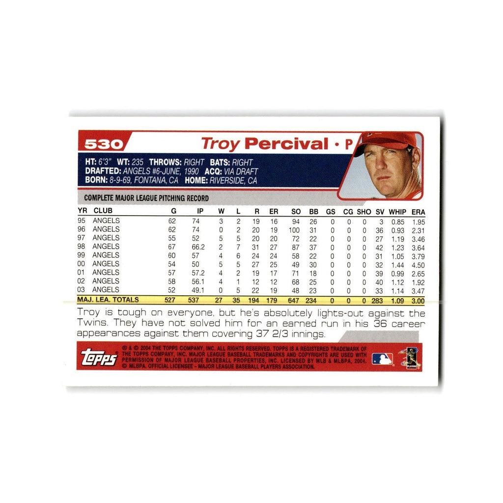 Troy Percival 2004 Topps #530 Anaheim Angels Baseball Card NM