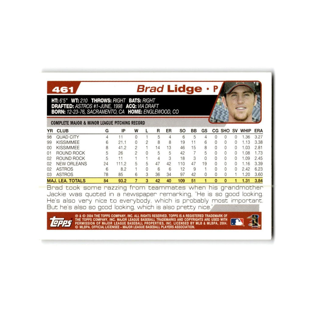Brad Lidge 2004 Topps #461 Houston Astros Baseball Card NM