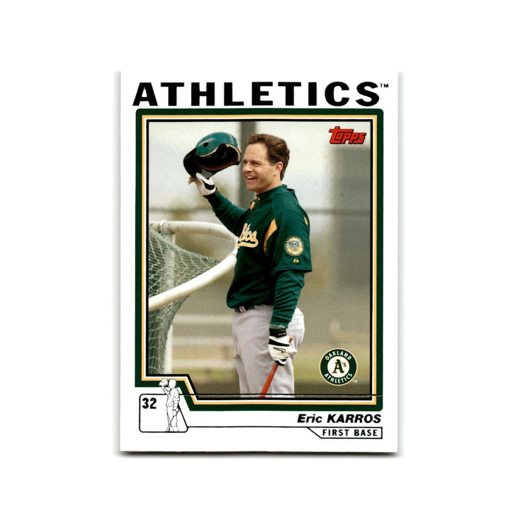 Eric Karros 2004 Topps #406 Oakland Athletics Baseball Card NM