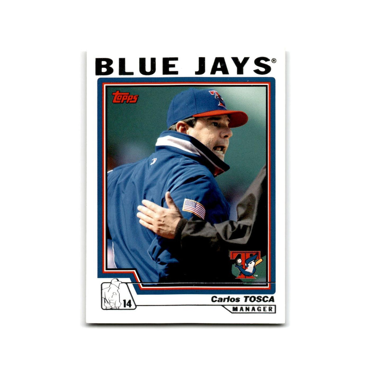 Carlos Tosca 2004 Topps #296 Toronto Blue Jays Baseball Card NM