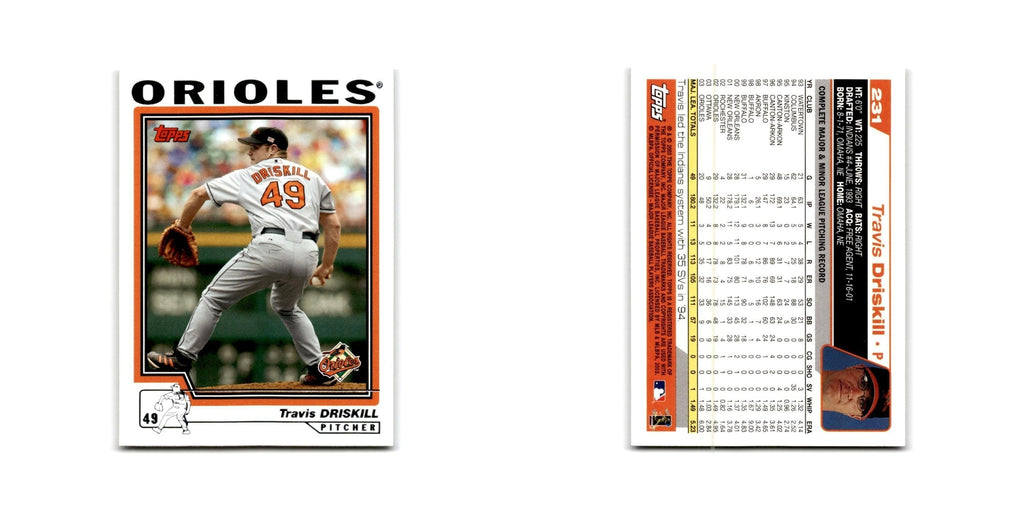 Travis Driskill 2004 Topps #231 Baltimore Orioles Baseball Card NM