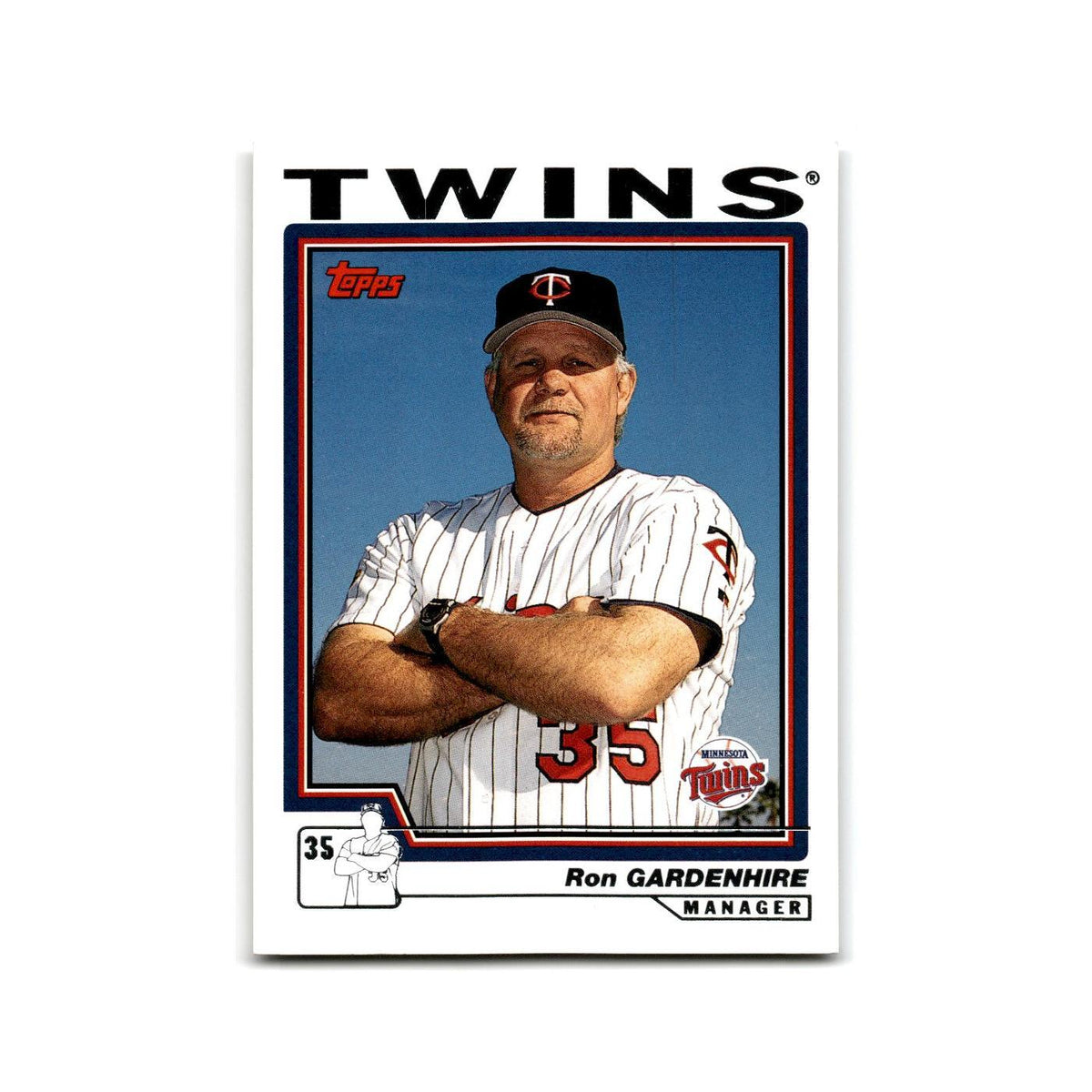 Ron Gardenhire 2004 Topps #283 Minnesota Twins Baseball Card NM