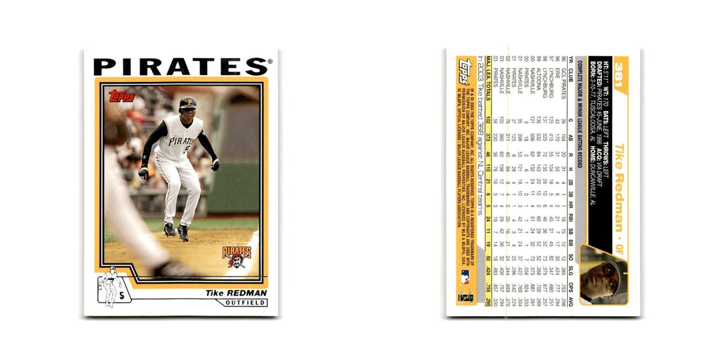 Tike Redman 2004 Topps #381 Pittsburgh Pirates Baseball Card NM
