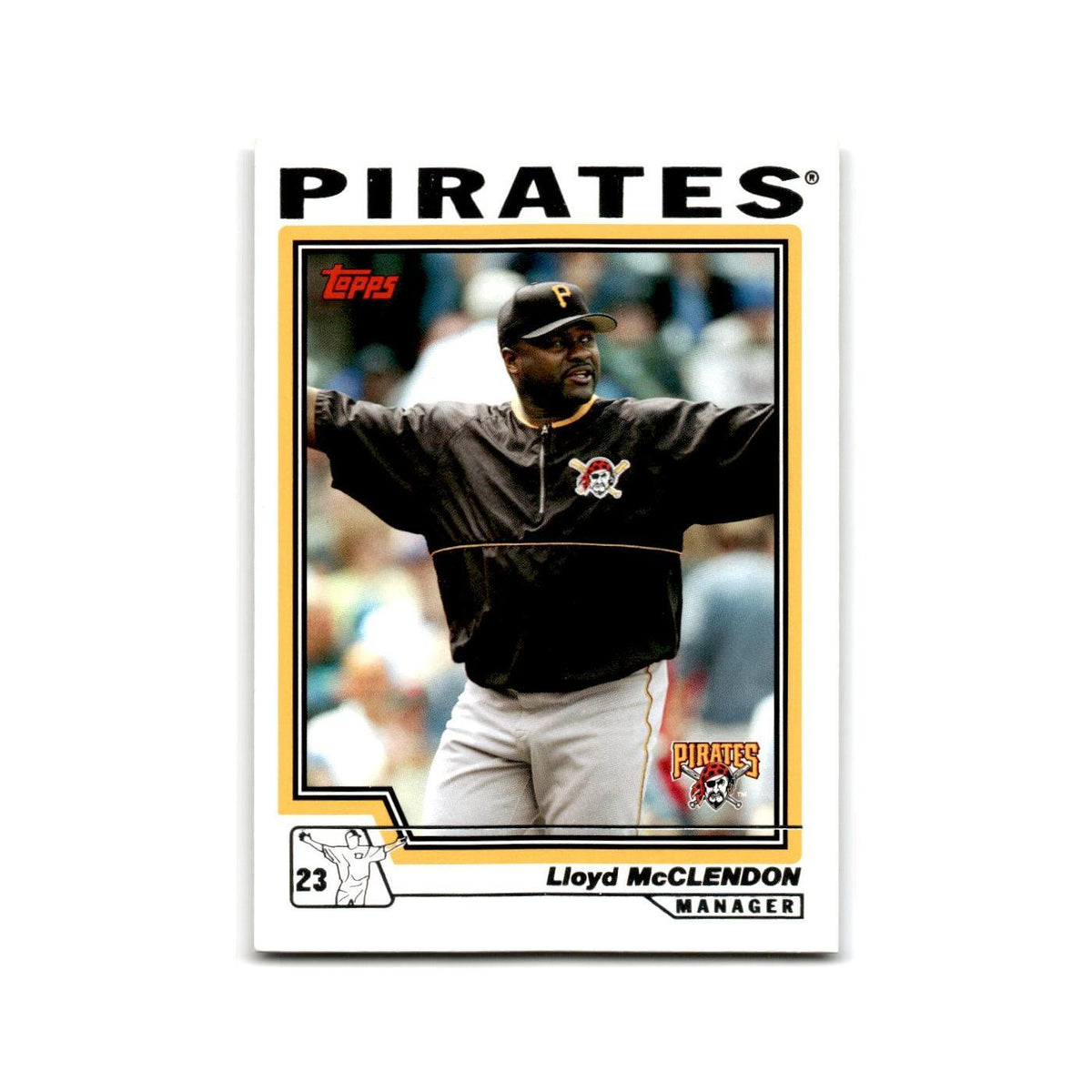 Lloyd McClendon 2004 Topps #289 Pittsburgh Pirates Baseball Card NM
