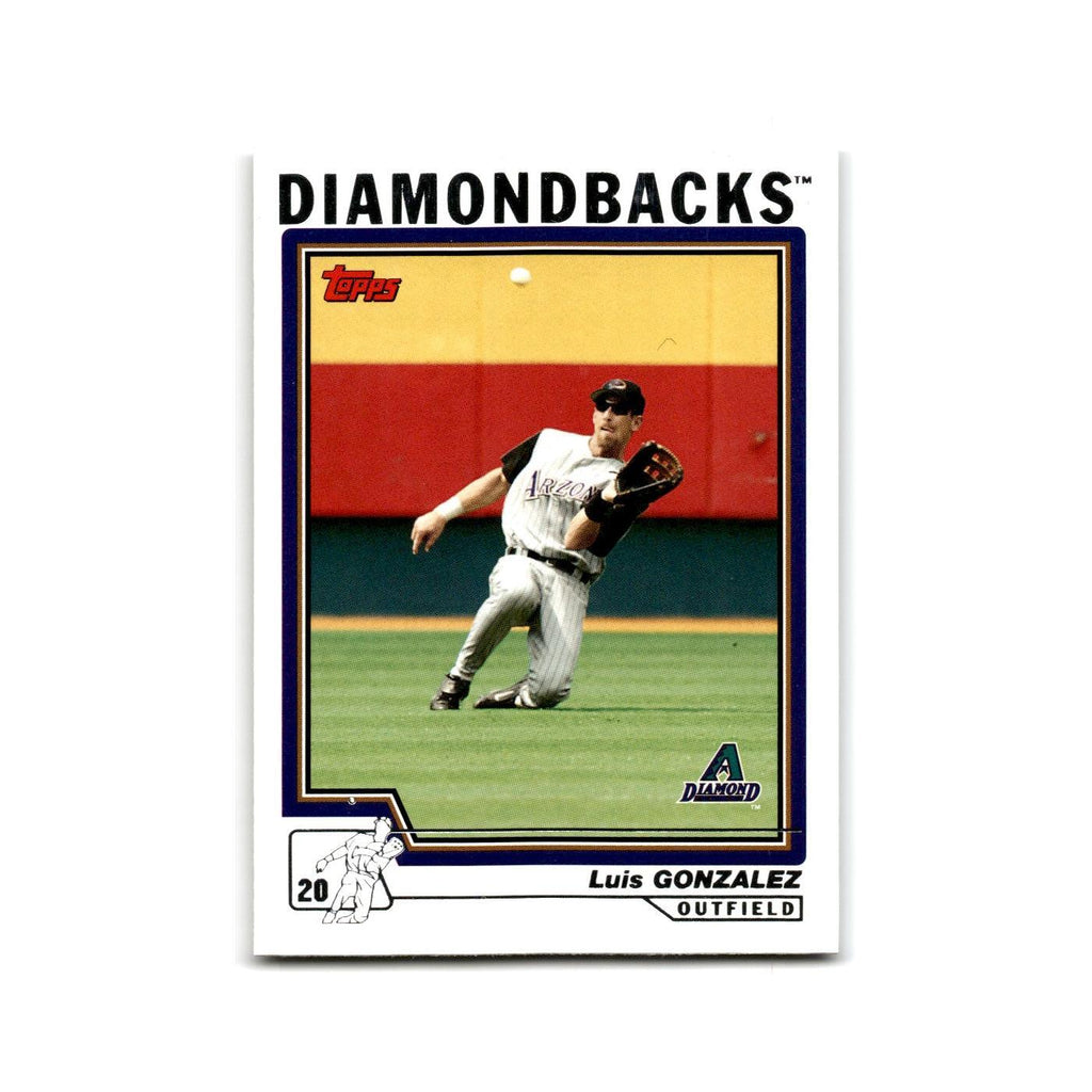 Luis Gonzalez 2004 Topps #475 Arizona Diamondbacks Baseball Card NM