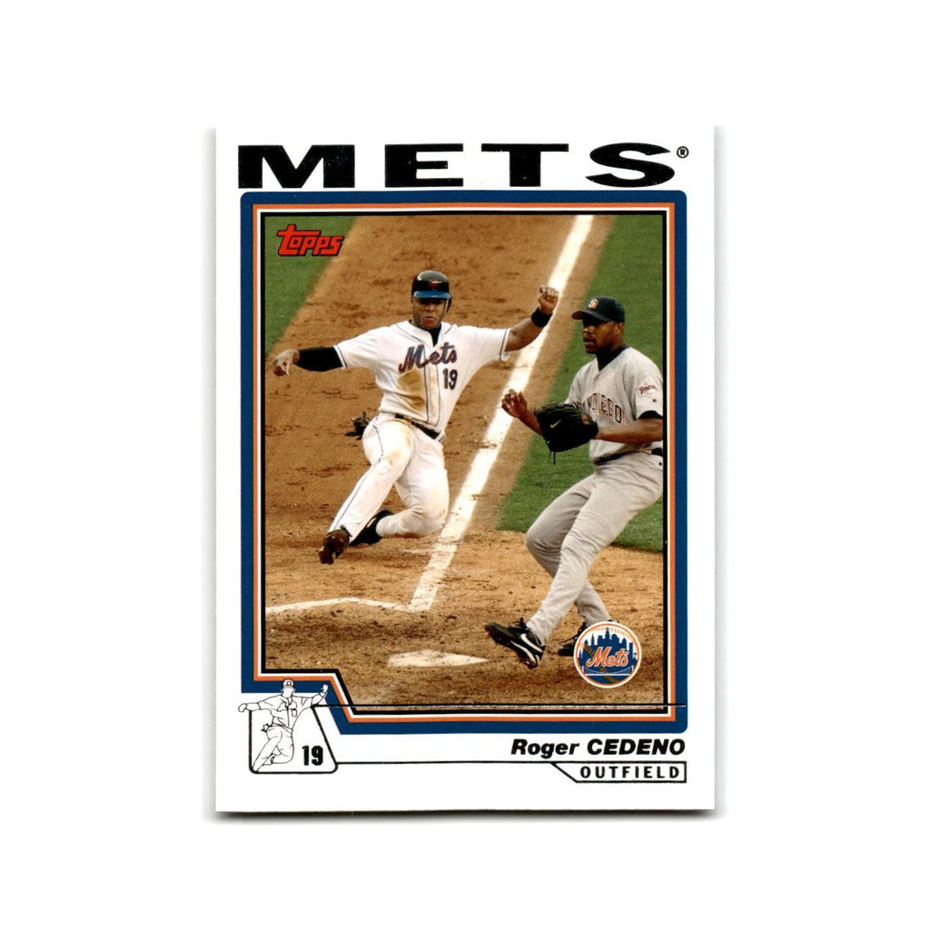 Roger Cedeno 2004 Topps #490 New York Mets Baseball Card NM