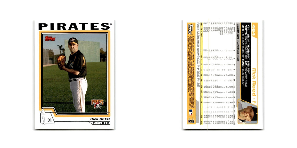Rick Reed 2004 Topps #464 Pittsburgh Pirates Baseball Card NM