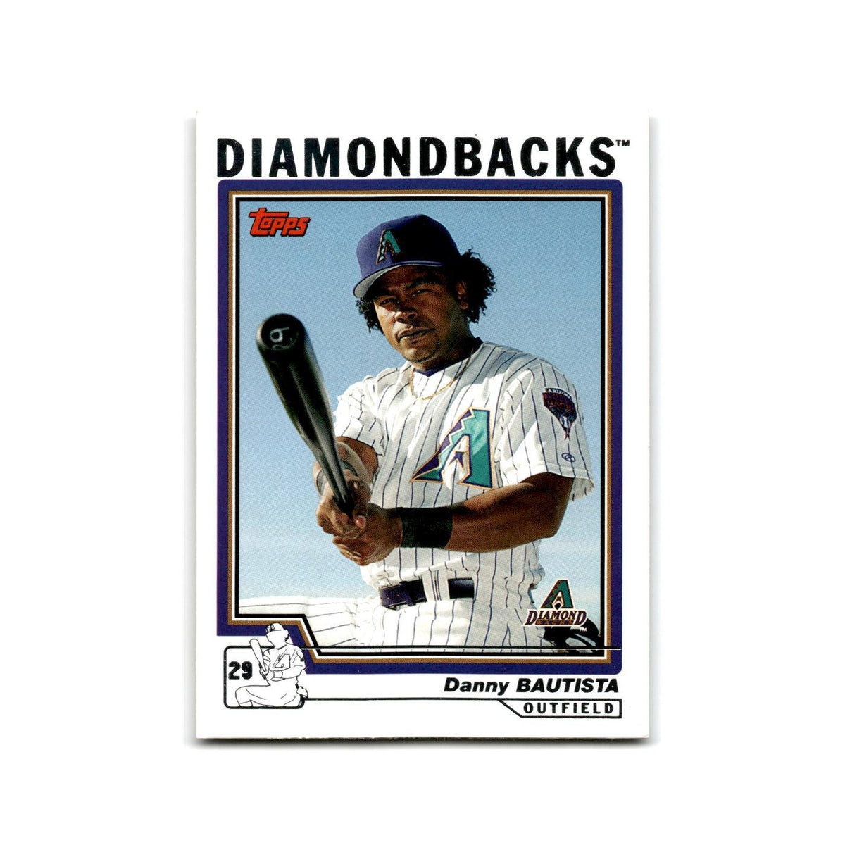 Danny Bautista 2004 Topps #229 Arizona Diamondbacks Baseball Card NM