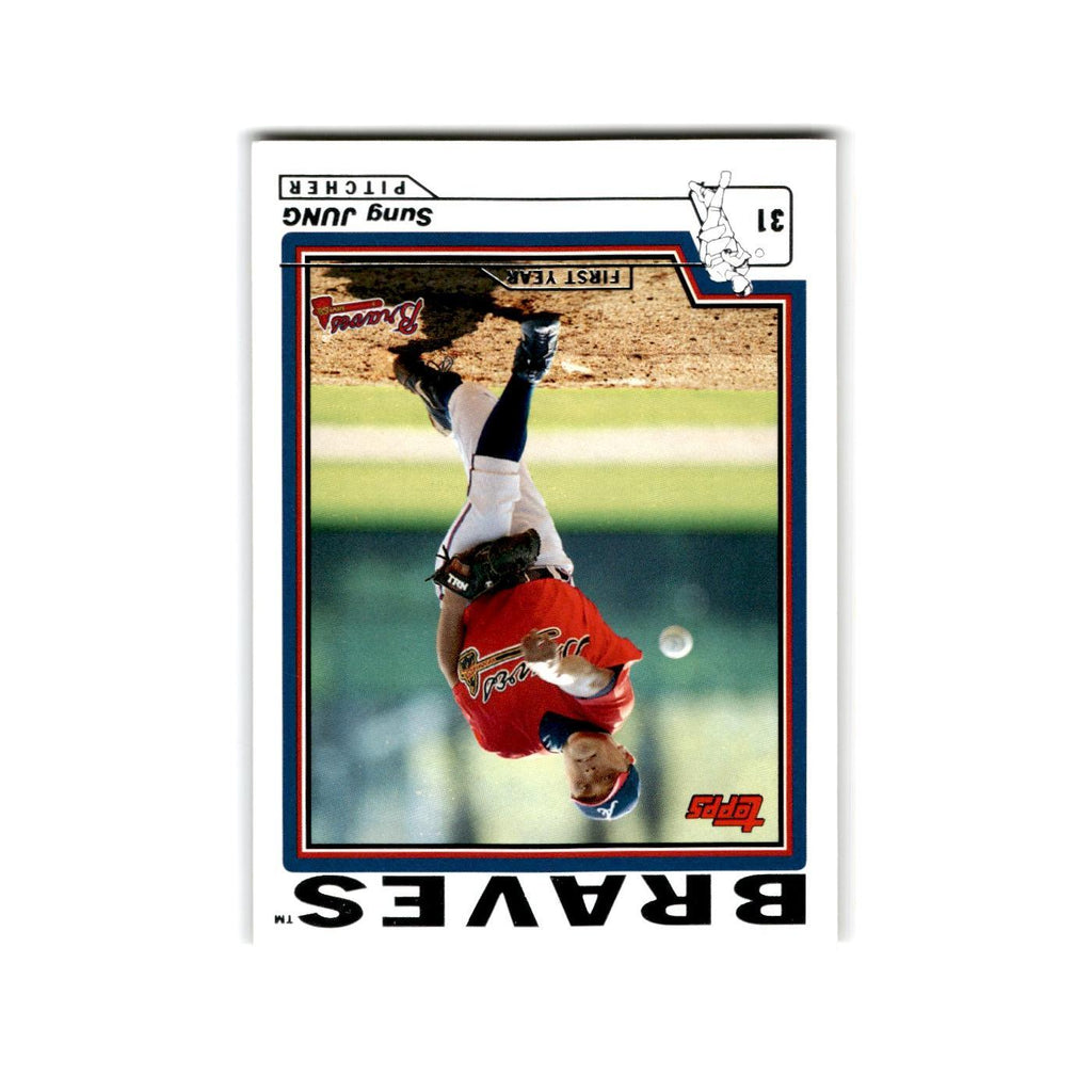 Sung Jung Rookie 2004 Topps #308 Atlanta Braves Baseball Card NM