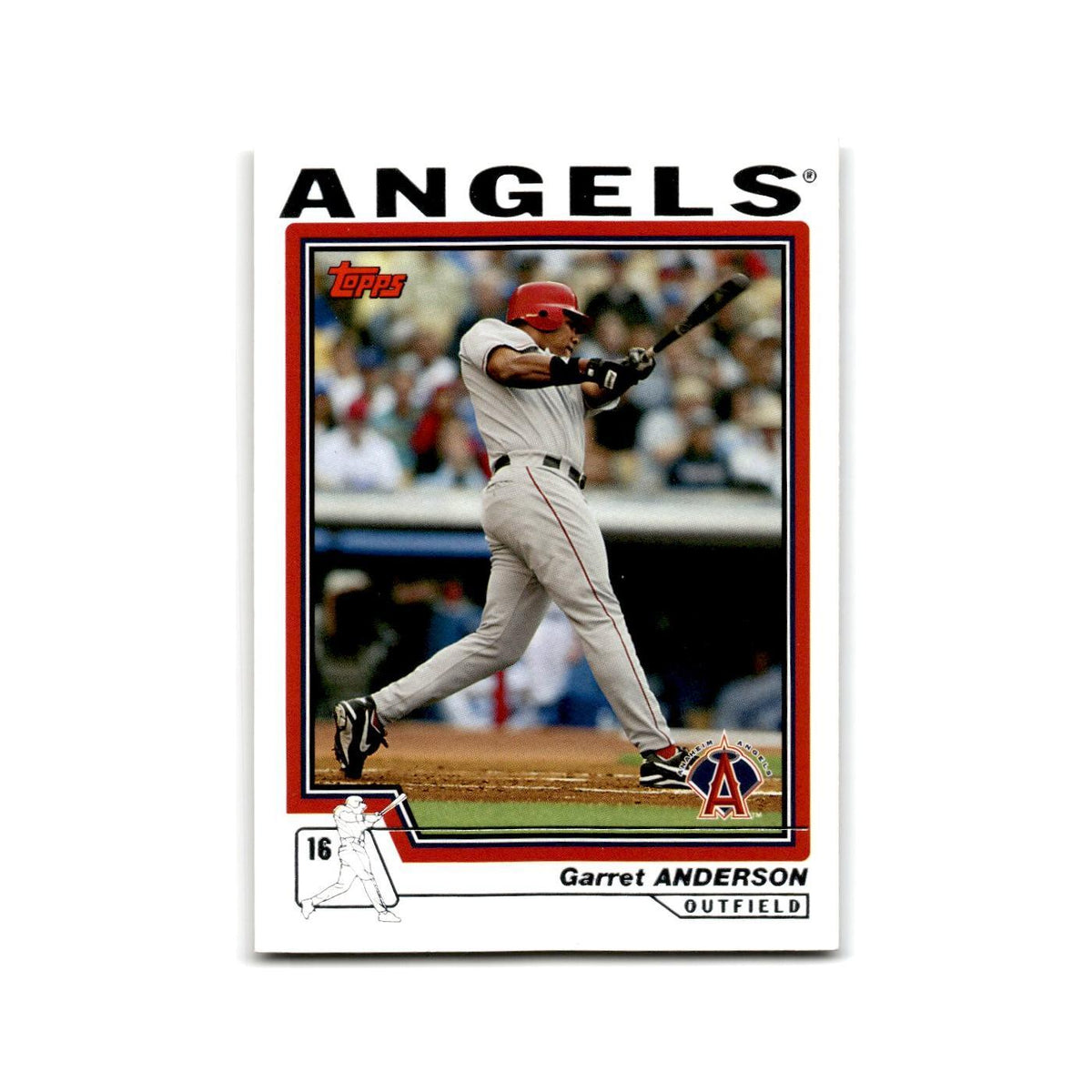 Garret Anderson 2004 Topps #430 Anaheim Angels Baseball Card NM