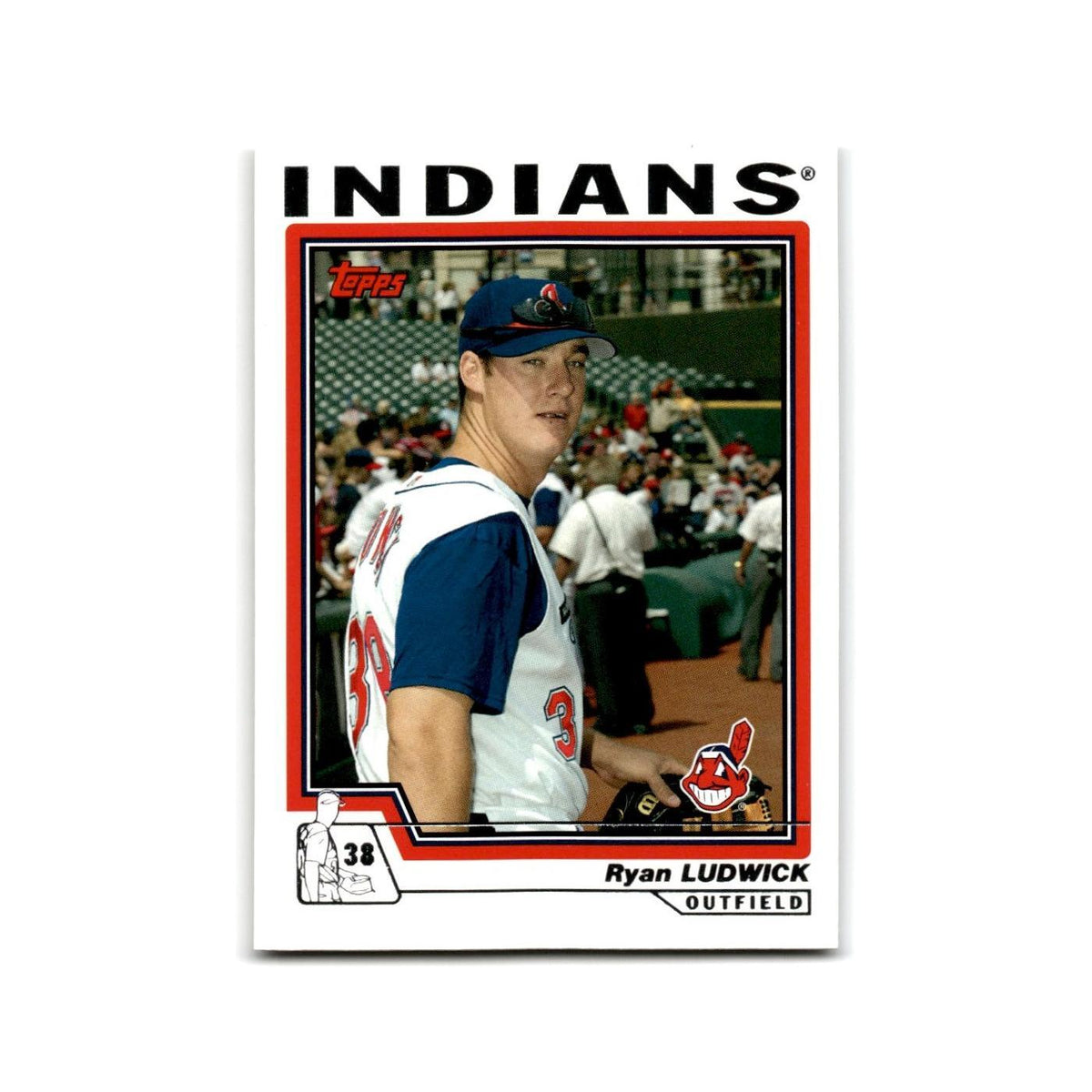 Ryan Ludwick 2004 Topps #458 Cleveland Indians Baseball Card NM