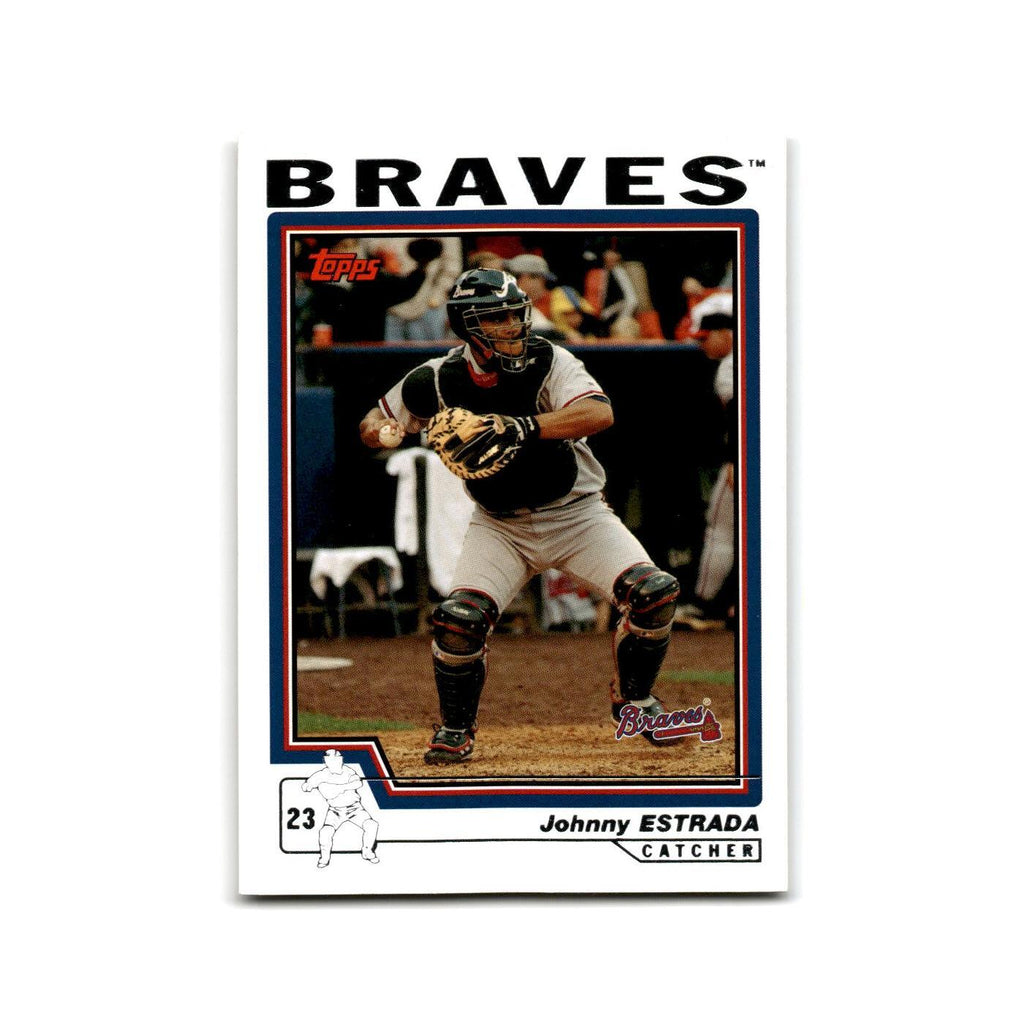 Johnny Estrada 2004 Topps #397 Atlanta Braves Baseball Card NM