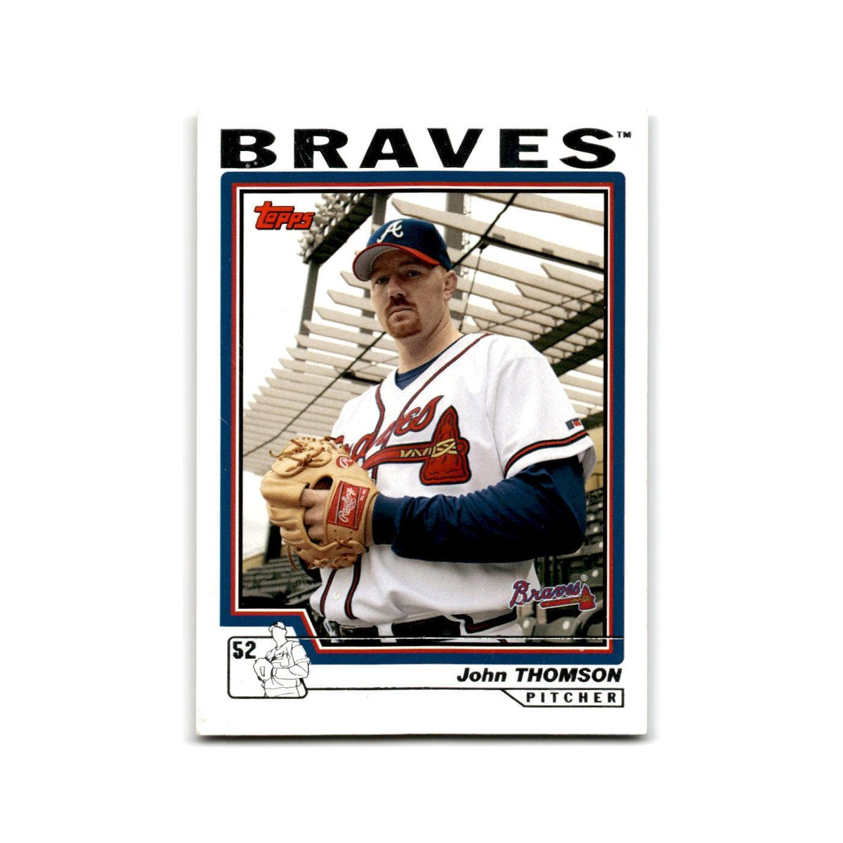 John Thomson 2004 Topps #393 Atlanta Braves Baseball Card NM