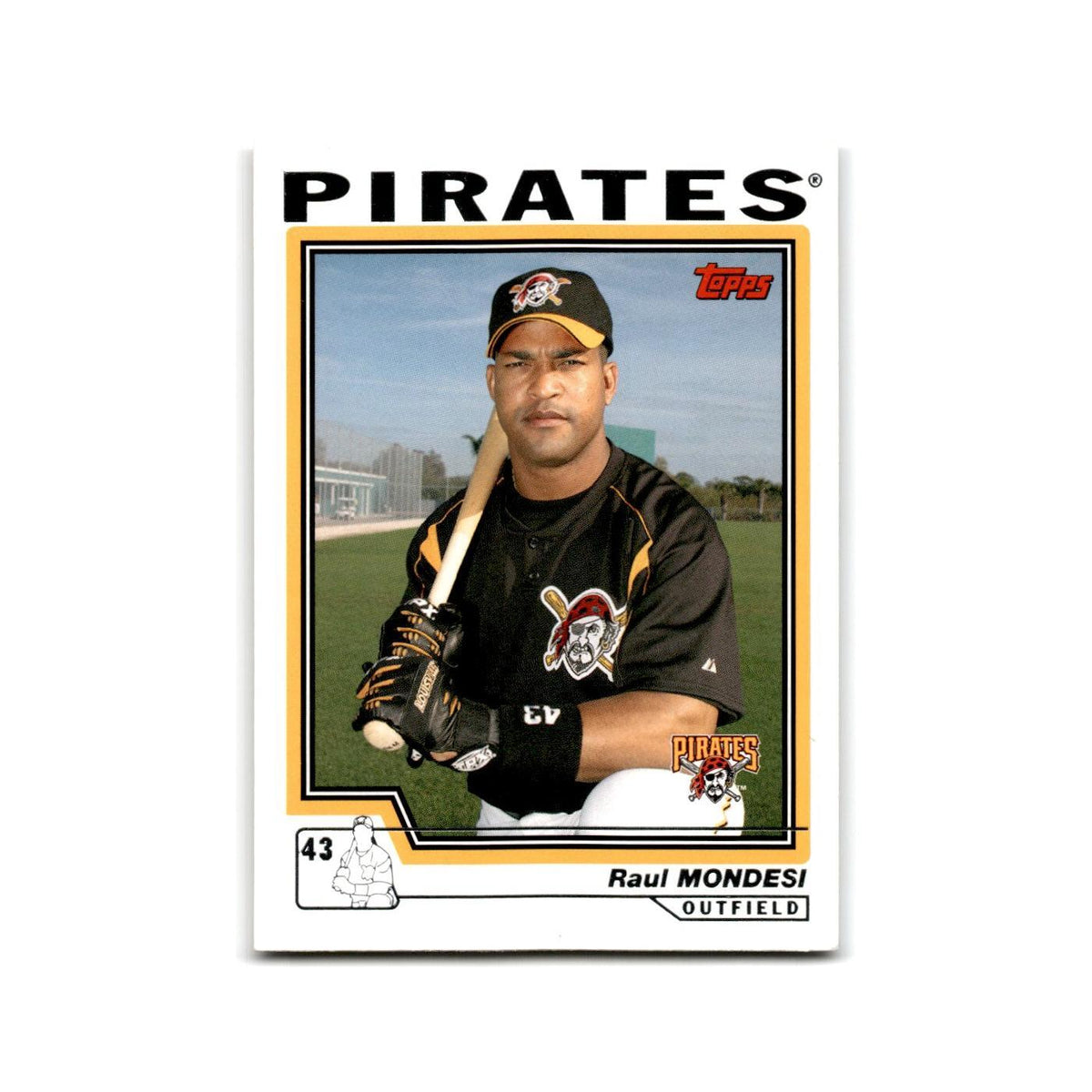 Raul Mondesi 2004 Topps #402 Pittsburgh Pirates Baseball Card NM