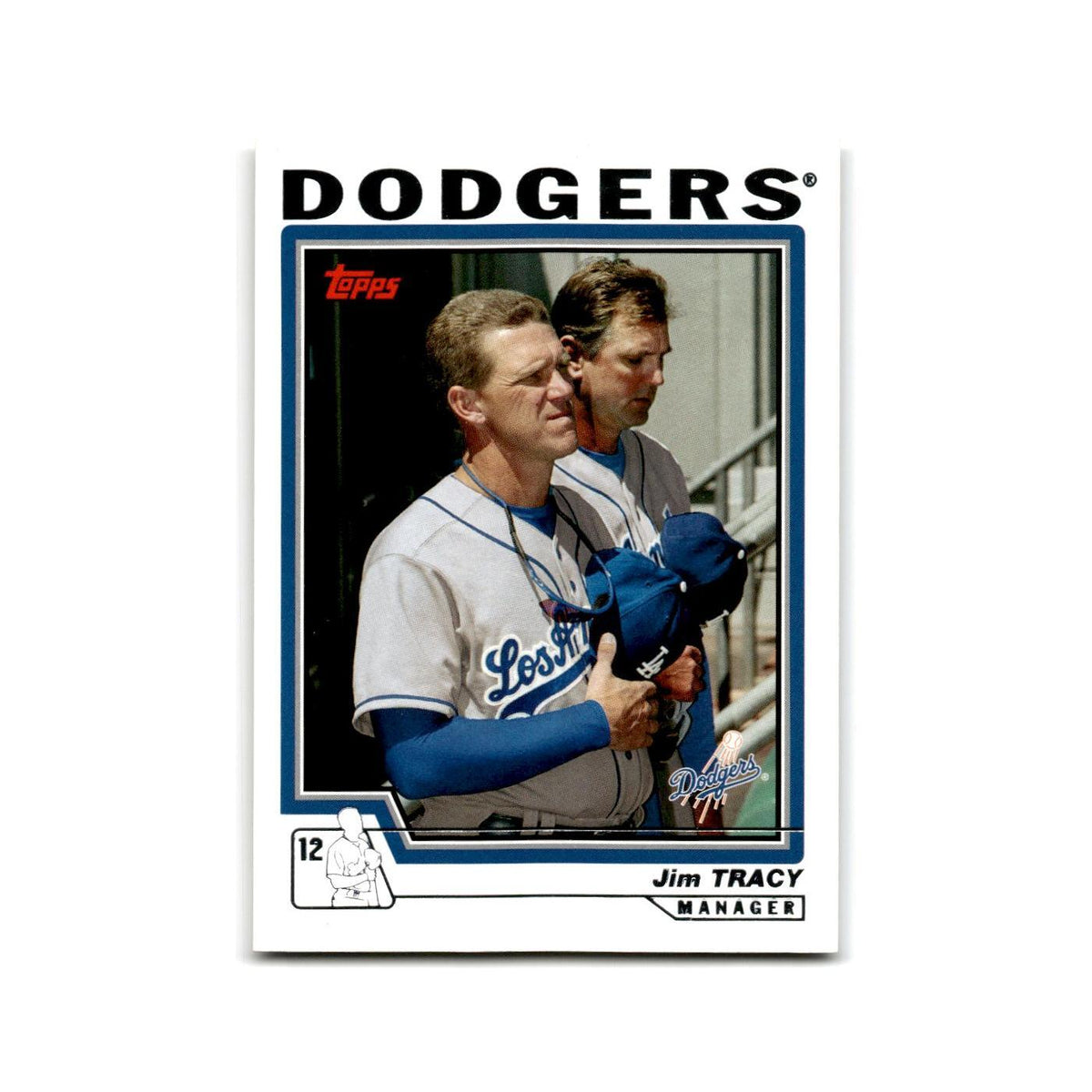 Jim Tracy 2004 Topps #281 Los Angeles Dodgers Baseball Card NM
