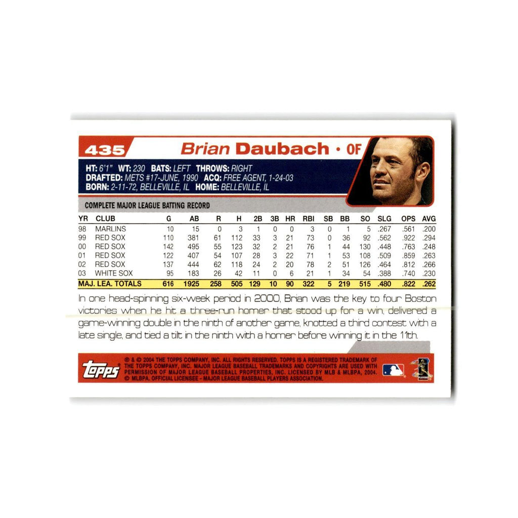 Brian Daubach 2004 Topps #435 Boston Red Sox Baseball Card NM