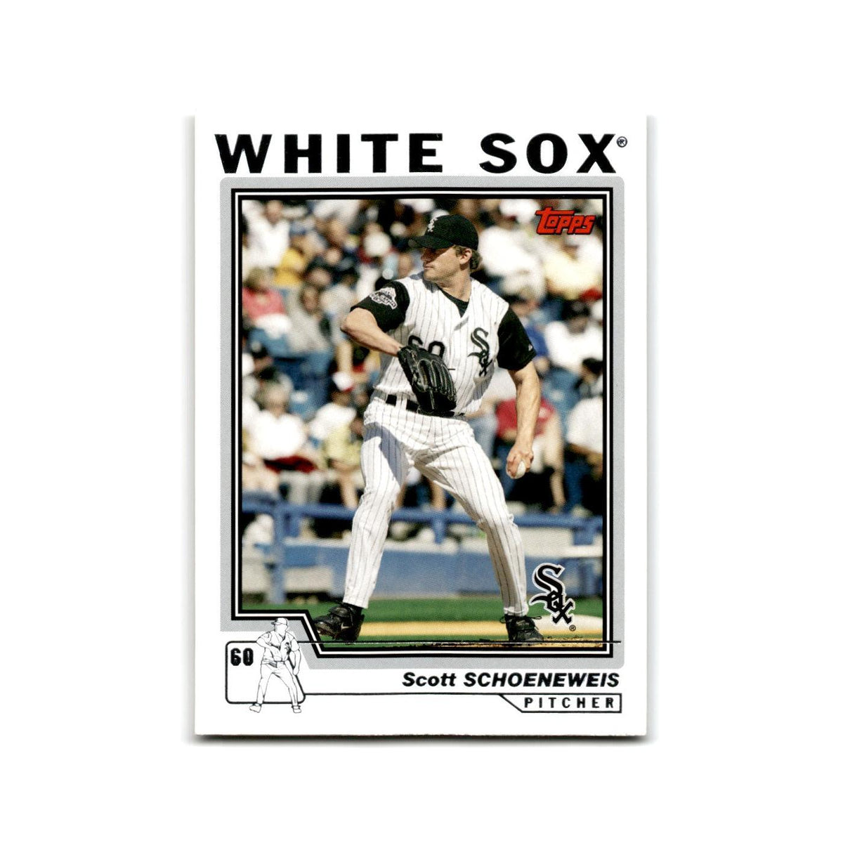 Scott Schoeneweis 2004 Topps #408 Chicago White Sox Baseball Card NM