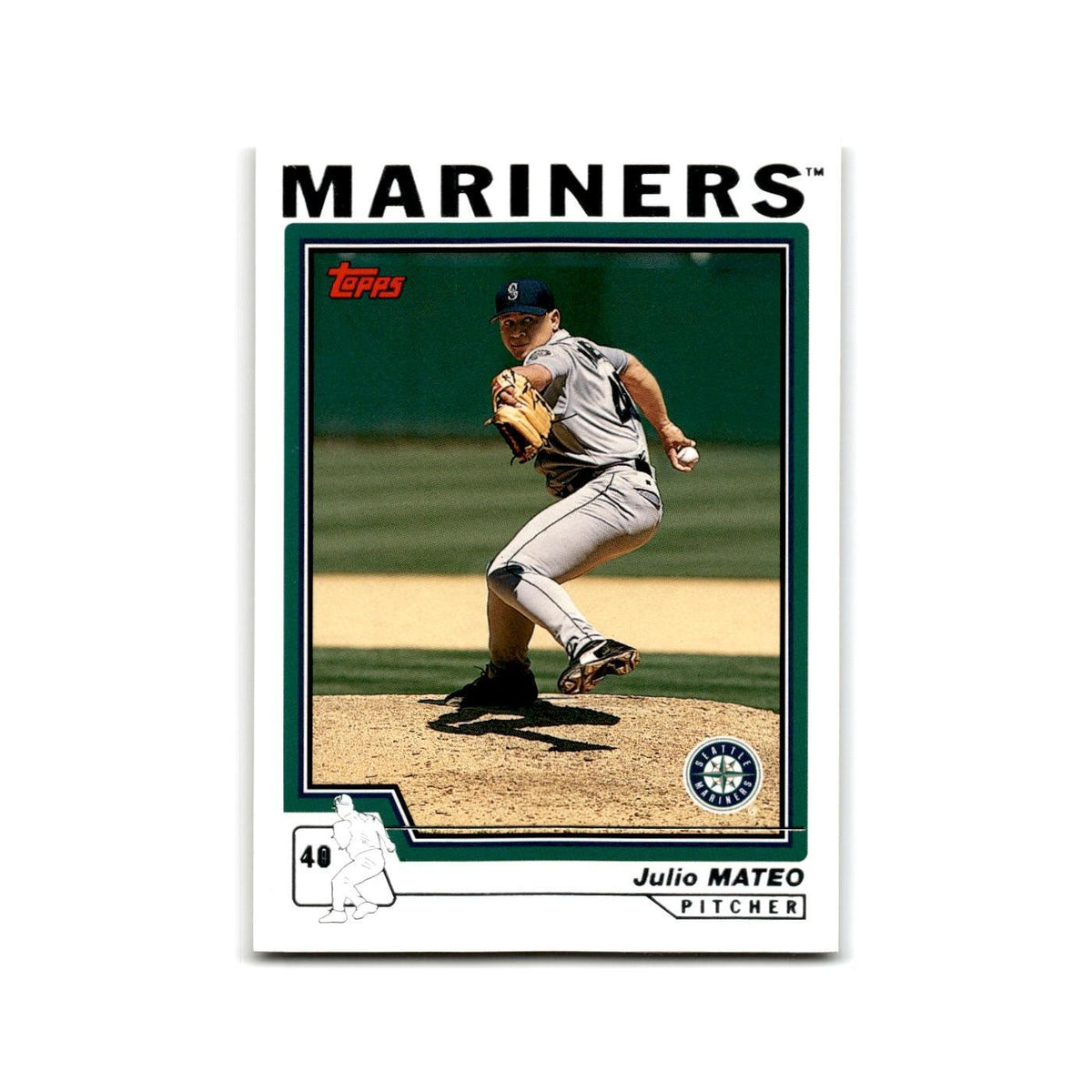 Julio Mateo 2004 Topps #448 Seattle Mariners Baseball Card NM