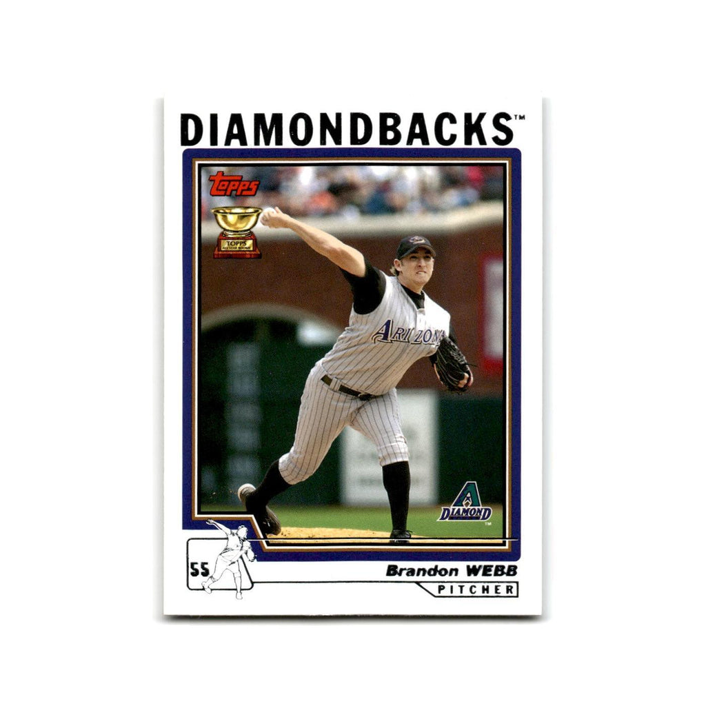 Brandon Webb 2004 Topps #502 Arizona Diamondbacks Baseball Card NM