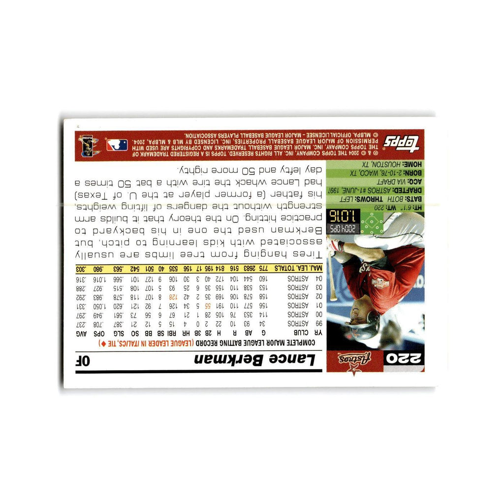 Lance Berkman 2005 Topps #220 Houston Astros Baseball Card NM