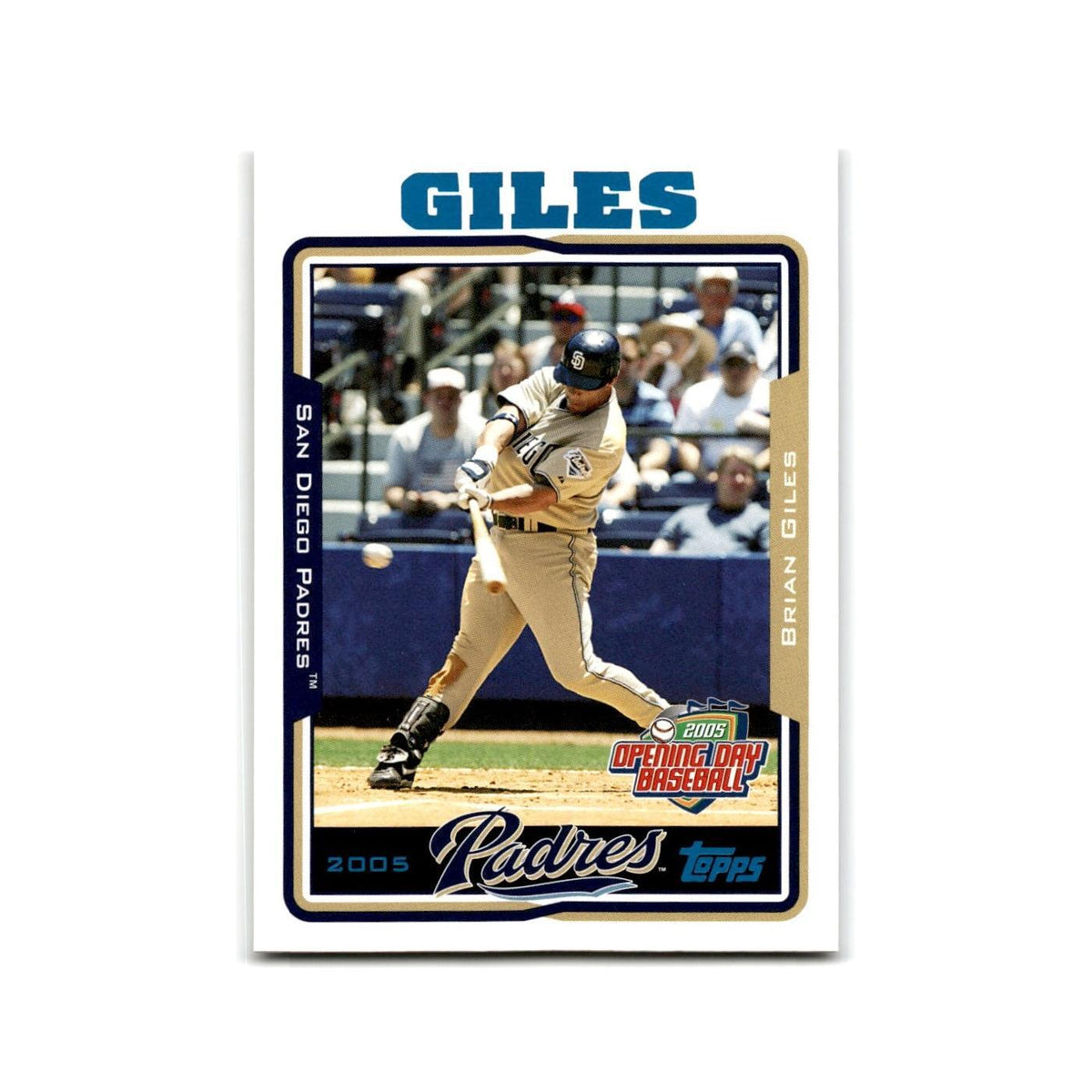 Brian Giles Opening Day 2005 Topps #15 San Diego Padres Baseball Card NM