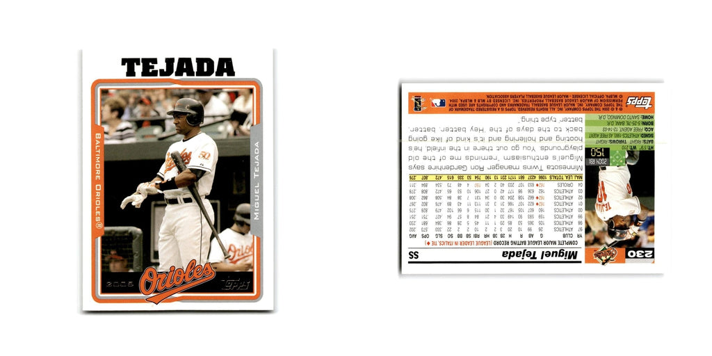 Miguel Tejada 2005 Topps #230 Baltimore Orioles Baseball Card NM