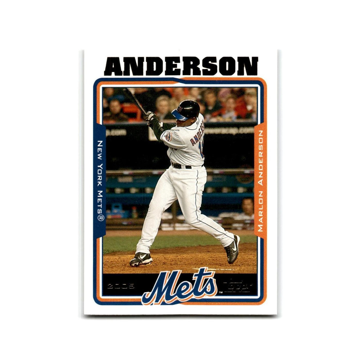 Marlon Anderson 2005 Topps #UH27 New York Mets Baseball Card NM