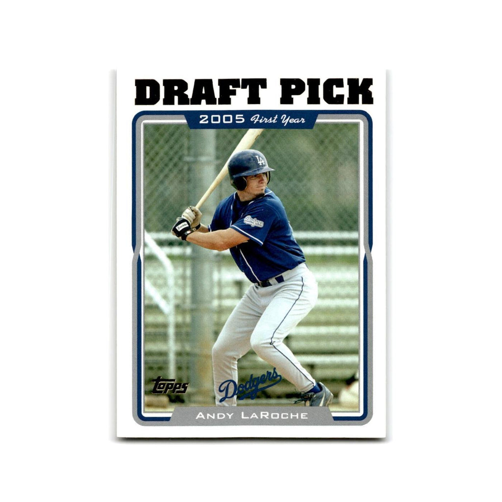 Andy LaRoche Rookie 2005 Topps #687 Los Angeles Dodgers Baseball Card NM