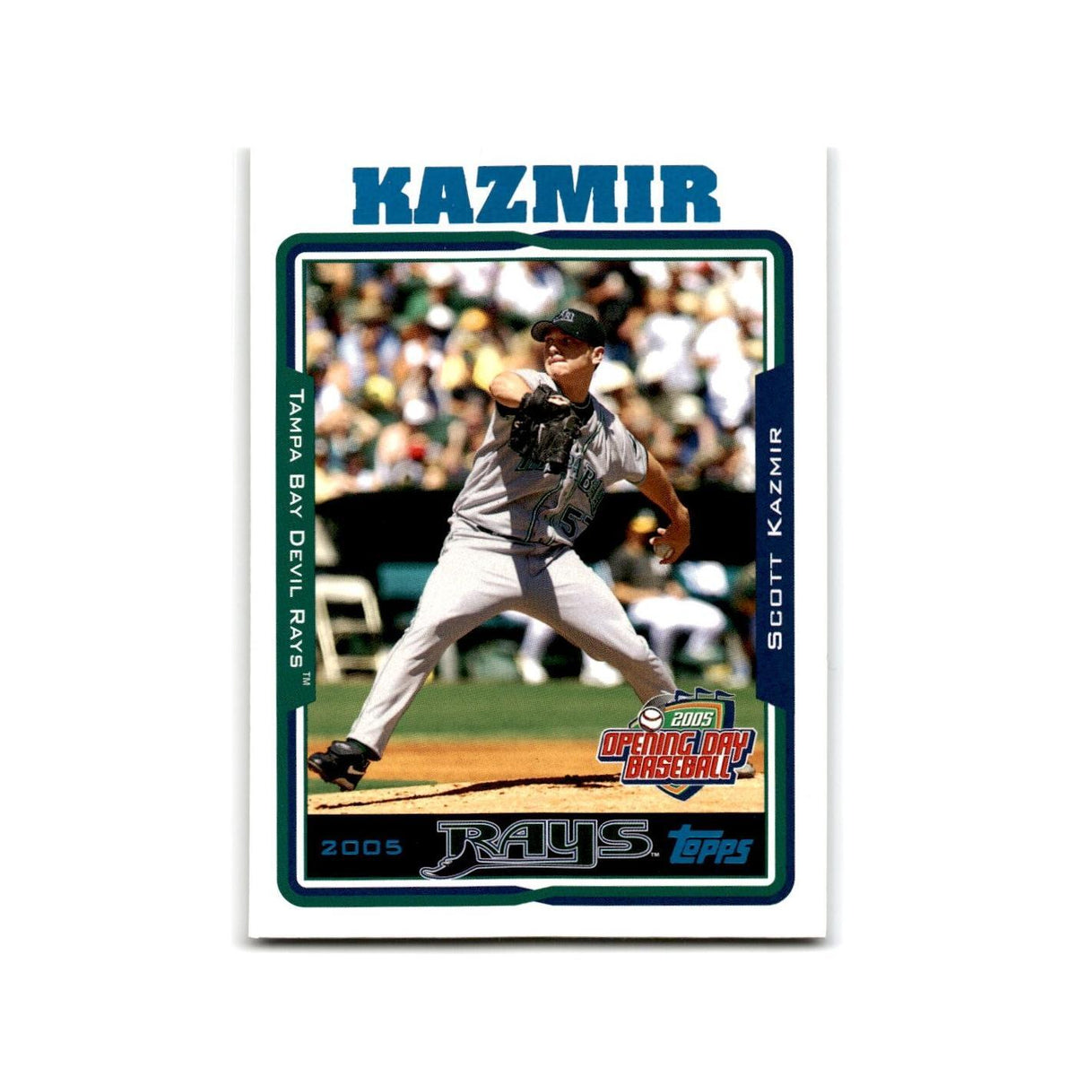 Scott Kazmir Opening Day 2005 Topps #158 Tampa Bay Devil Rays Baseball Card NM