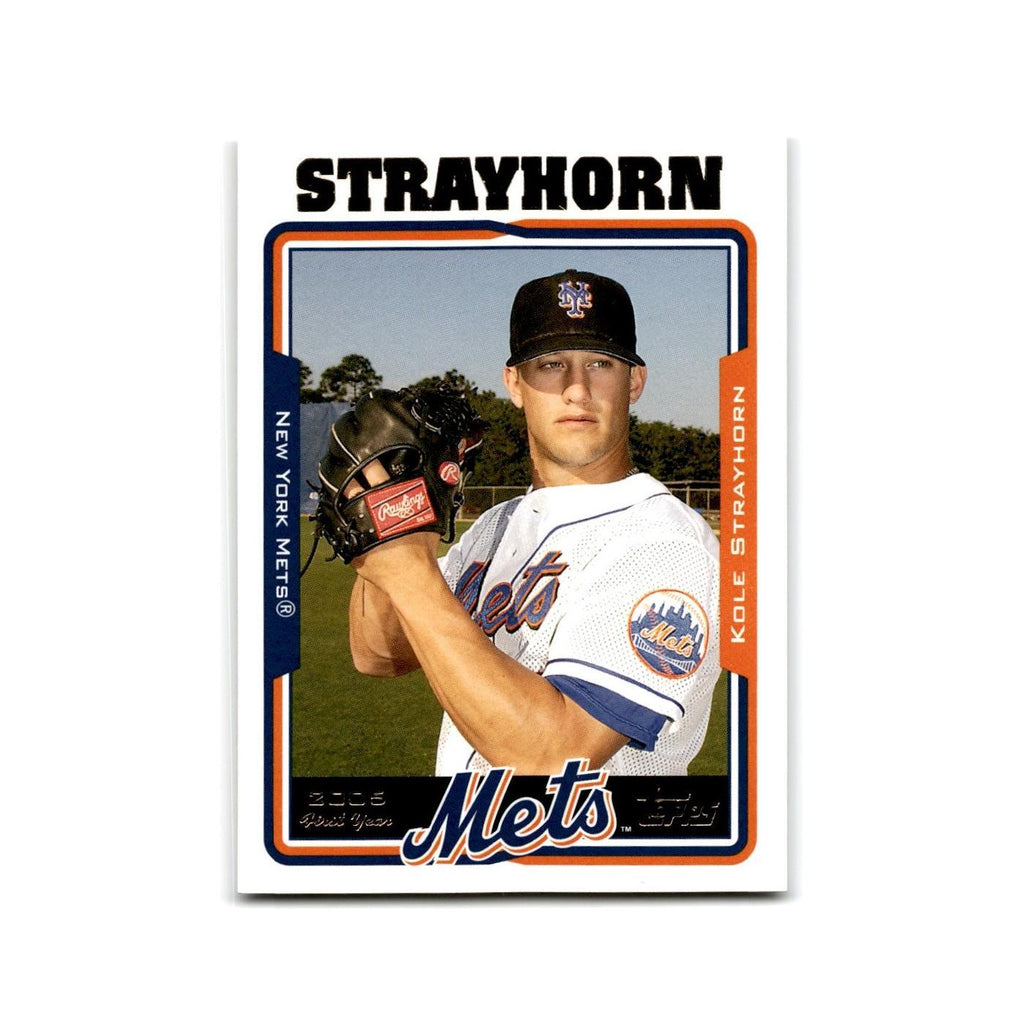 Kole Strayhorn Rookie 2005 Topps #324 New York Mets Baseball Card NM