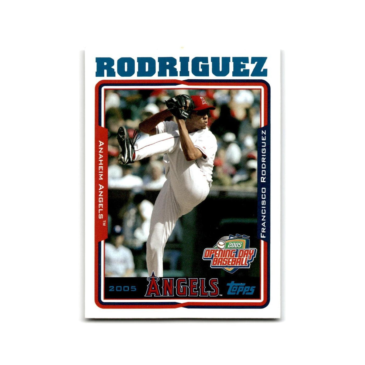 Francisco Rodriguez Opening Day 2005 Topps #8 Anaheim Angels Baseball Card NM