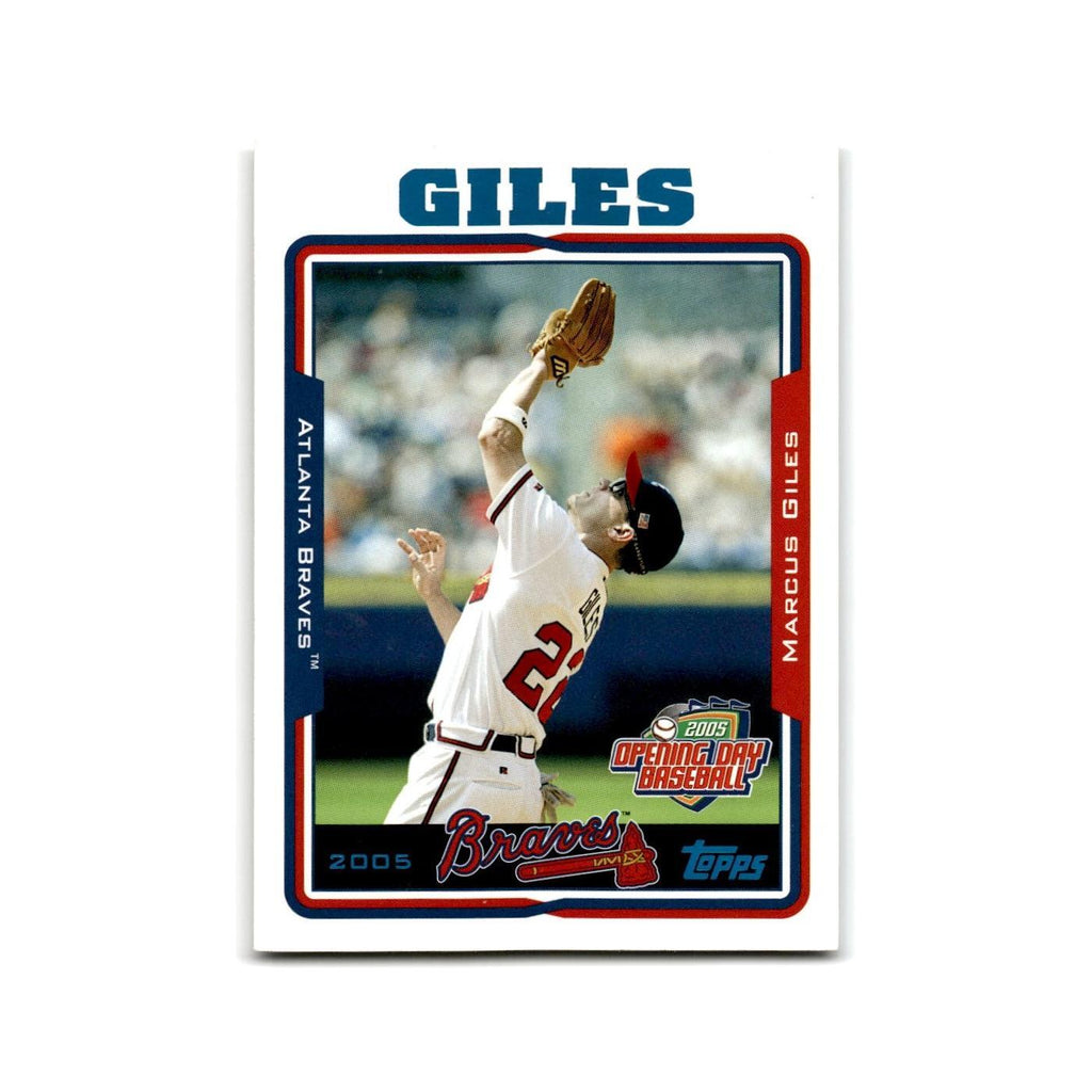 Marcus Giles Opening Day 2005 Topps #129 Atlanta Braves Baseball Card NM