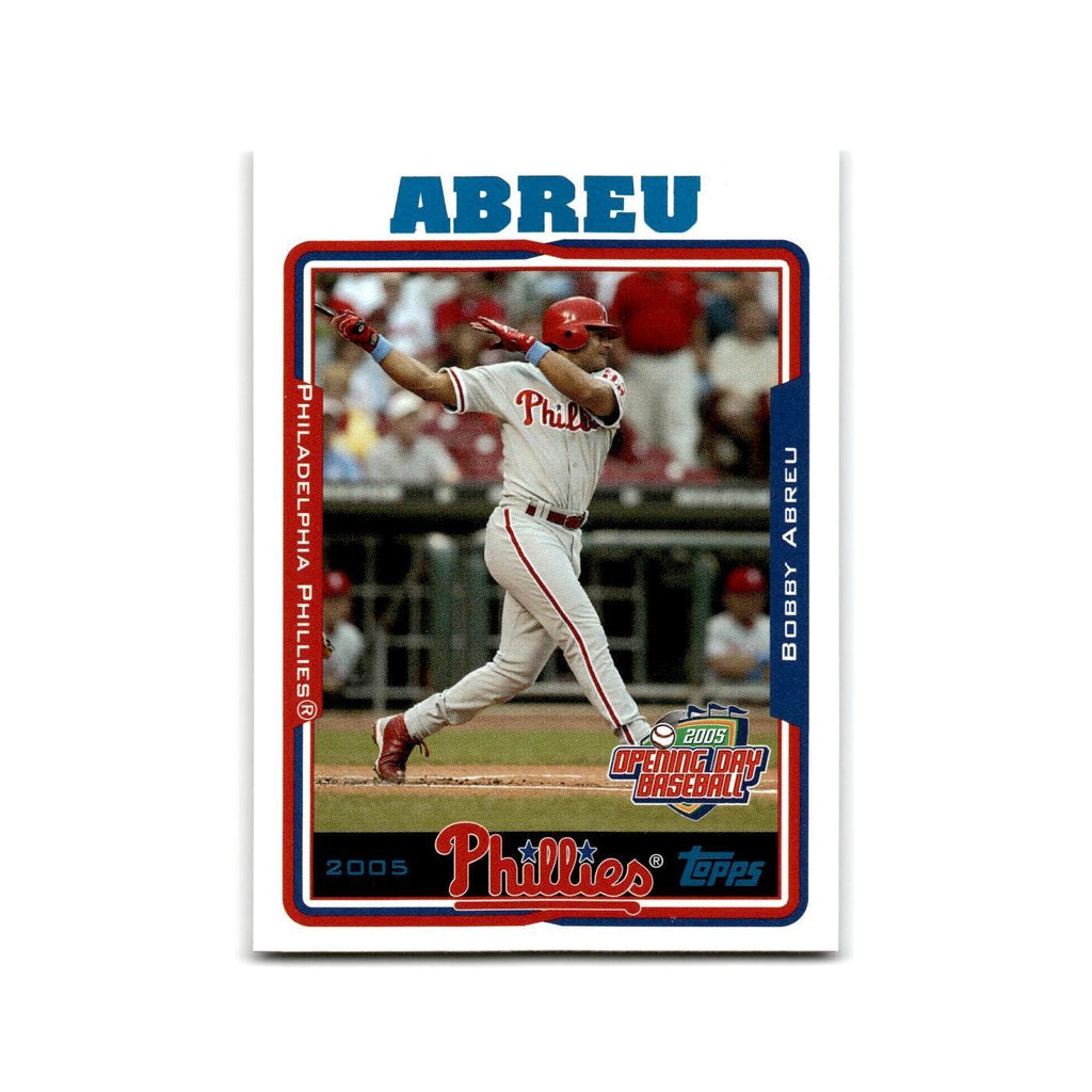 Bobby Abreu Opening Day 2005 Topps #24 Philadelphia Phillies Baseball Card NM