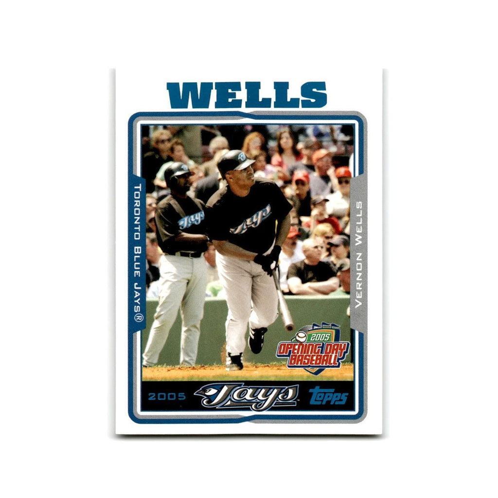 Vernon Wells Opening Day 2005 Topps #125 Toronto Blue Jays Baseball Card NM