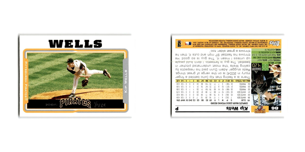 Kip Wells 2005 Topps #86 Pittsburgh Pirates Baseball Card NM