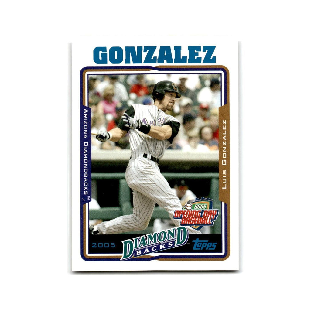 Luis Gonzalez Opening Day 2005 Topps #16 Arizona Diamondbacks Baseball Card NM