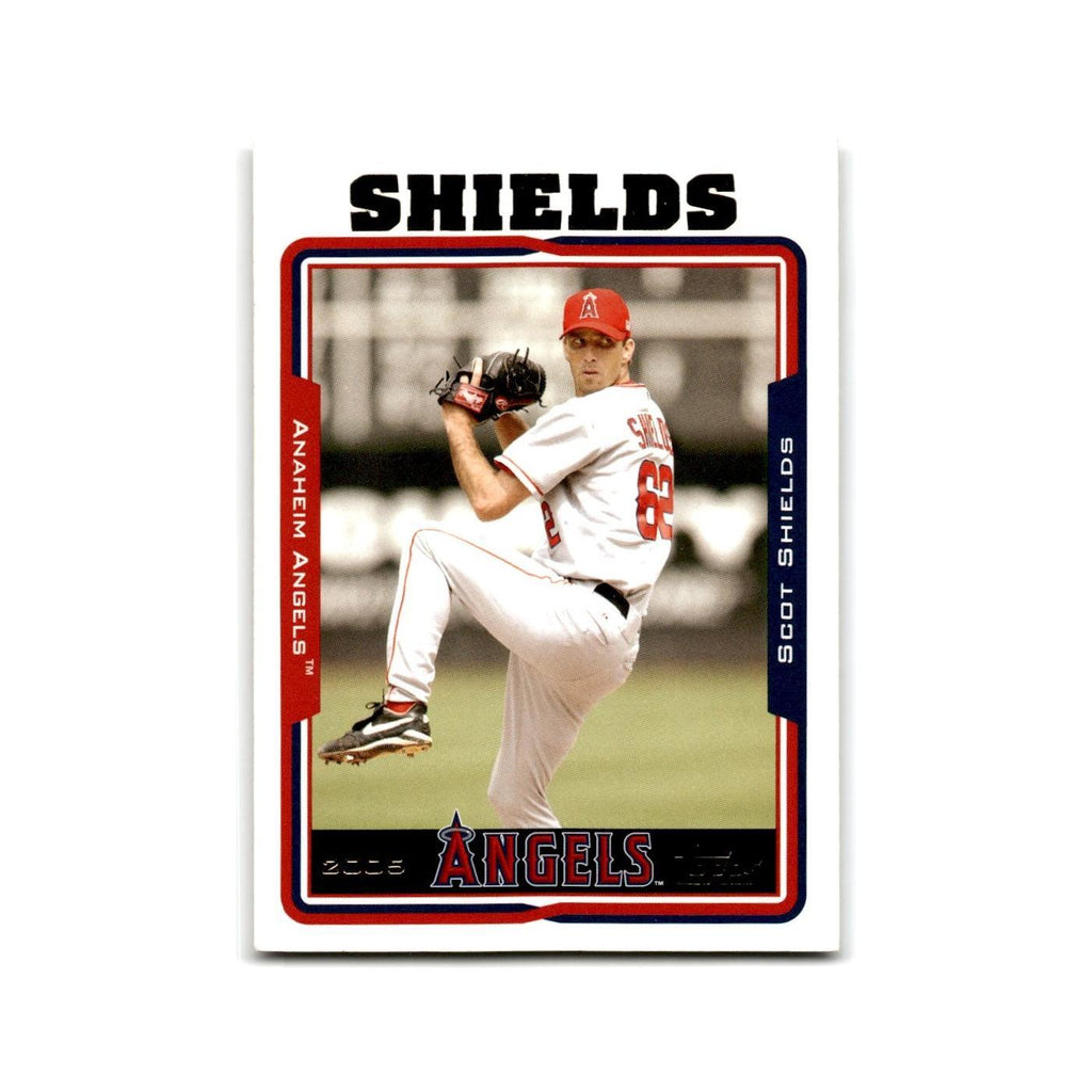 Scot Shields 2005 Topps #65 Anaheim Angels Baseball Card NM