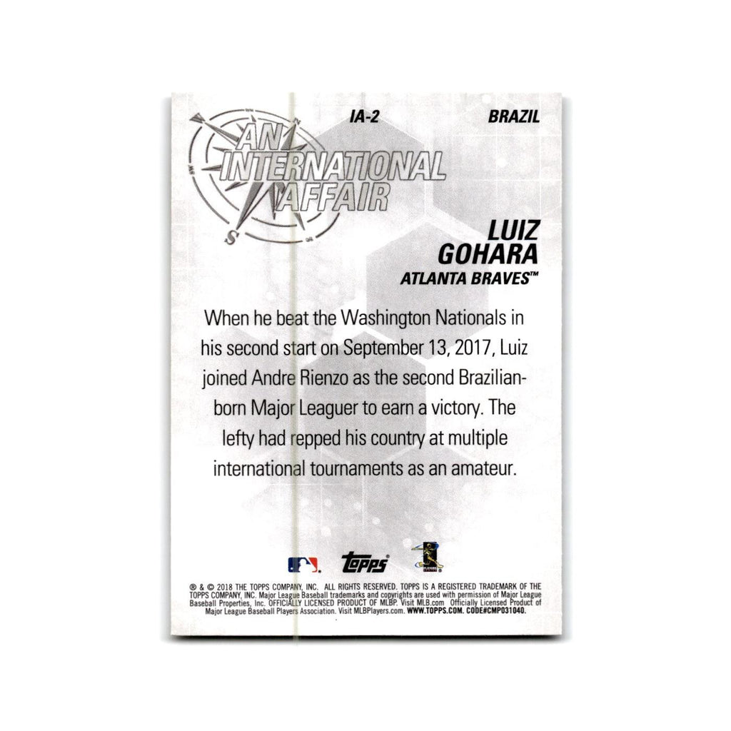 Luiz Gohara 2019 Topps #IA-2 Atlanta Braves Baseball Card NM