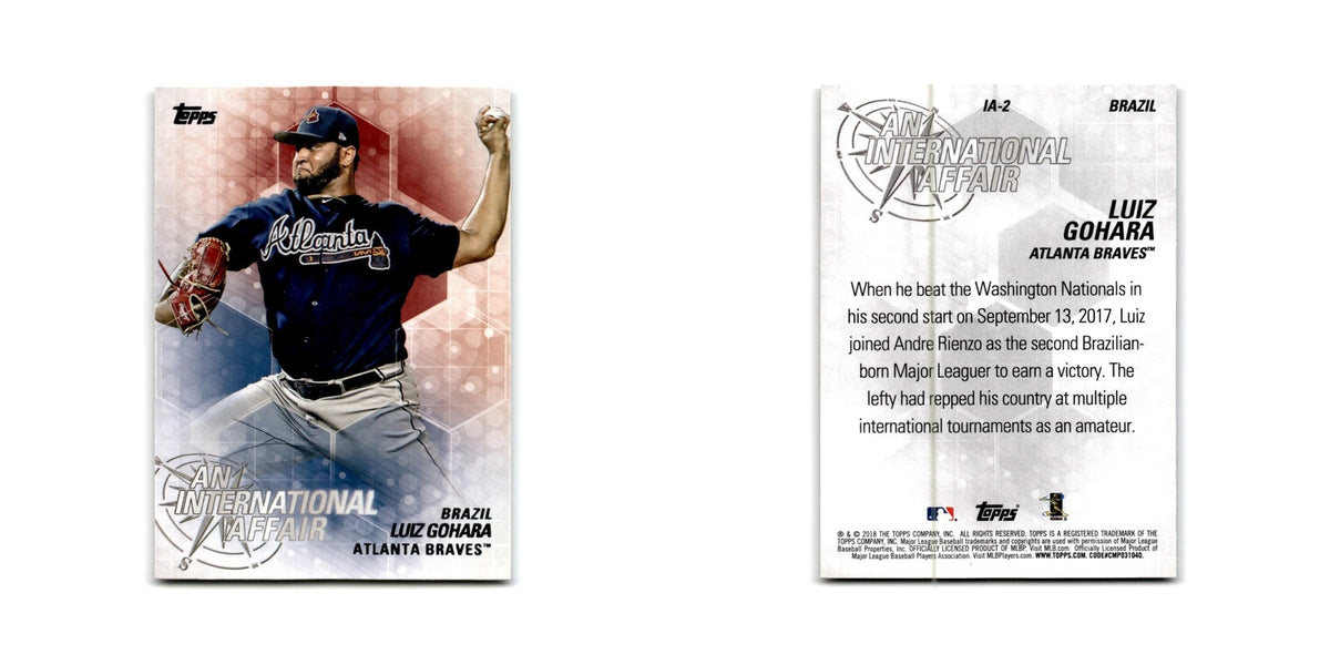 Luiz Gohara 2019 Topps #IA-2 Atlanta Braves Baseball Card NM