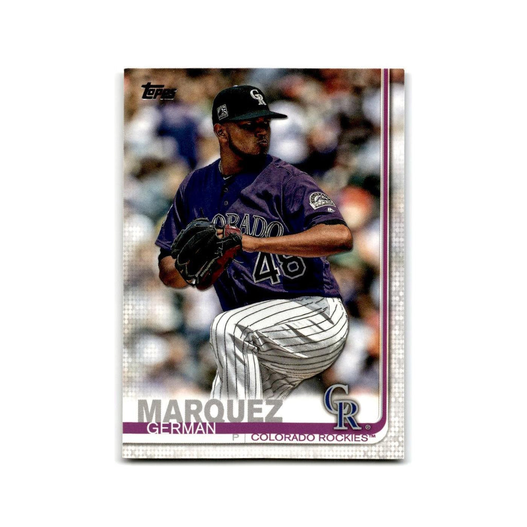 German Marquez 2019 Topps #602 Colorado Rockies Baseball Card NM