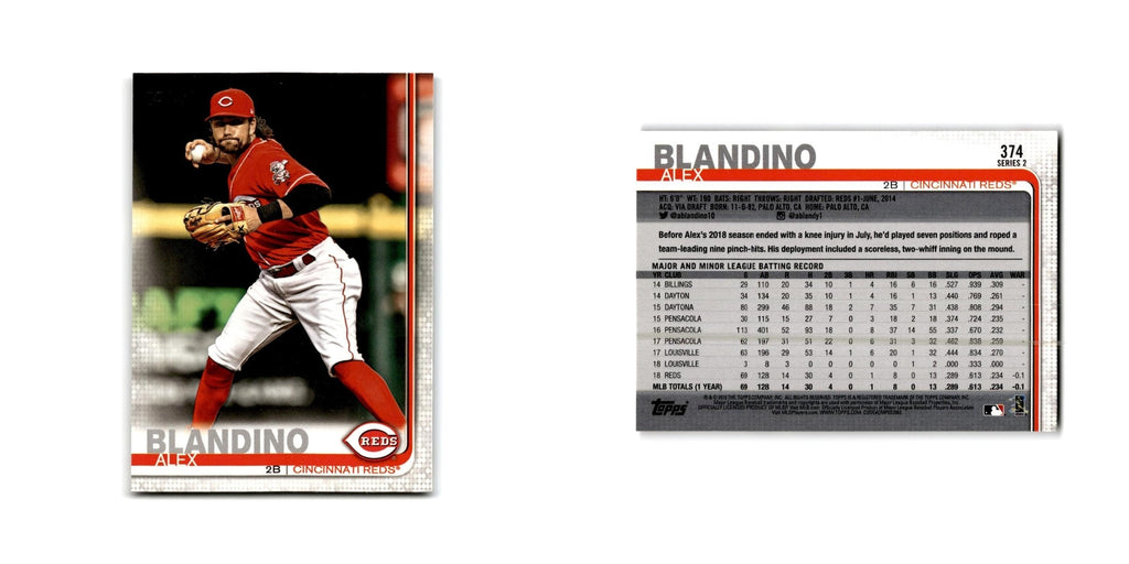 Alex Blandino 2019 Topps #374 Cincinnati Reds Baseball Card NM